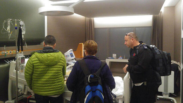 Wounded Israelis being flown back home (Photo: MDA)