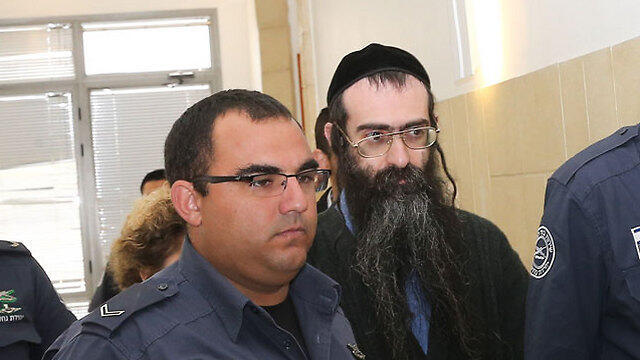 Yishai Schlissel in court (Photo: Ohad Zwigenberg) (צילום: אוהד צויגנברג, "ידיעות אחרונות") Yishai Schlissel in court (Photo: Ohad Zwigenberg)