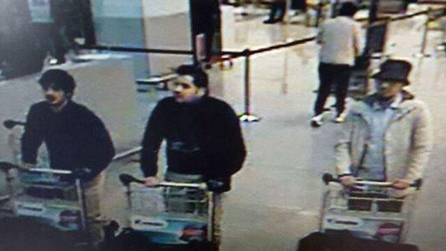 Security footage released by Belgian authorities