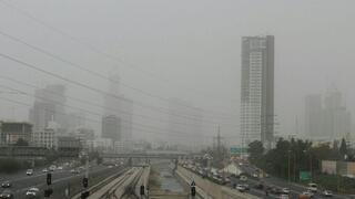 Air pollution in Tel Aviv 