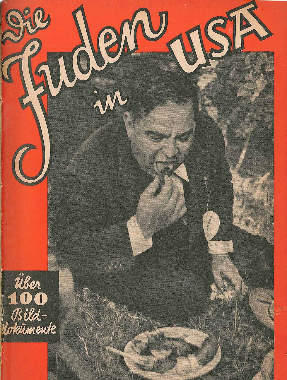 An anti-Semitic Nazi pamphlet used an AP photograph of New York mayor Fiorello LaGuardia. (Photo: AP) (צילום: AP) An anti-Semitic Nazi pamphlet used an AP photograph of New York mayor Fiorello LaGuardia. (Photo: AP)