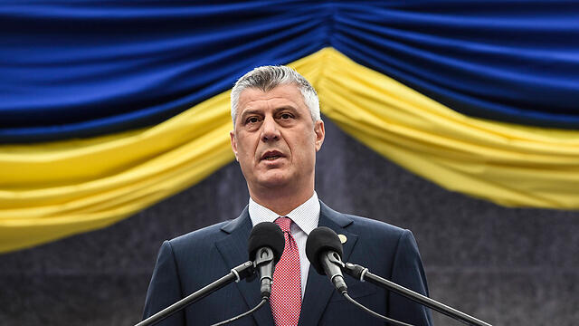 Kosovar President Hashim Thaci (Photo: AFP) (צילום: AP) Kosovar President Hashim Thaci (Photo: AFP)