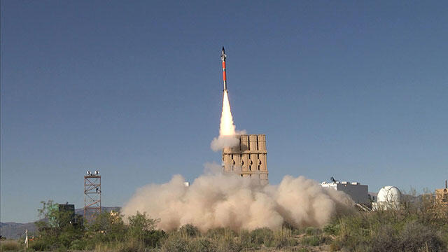 Iron Dome system in action