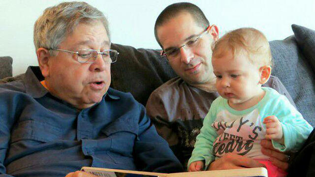 Micah Avni and his father, the late Richard Lakin 