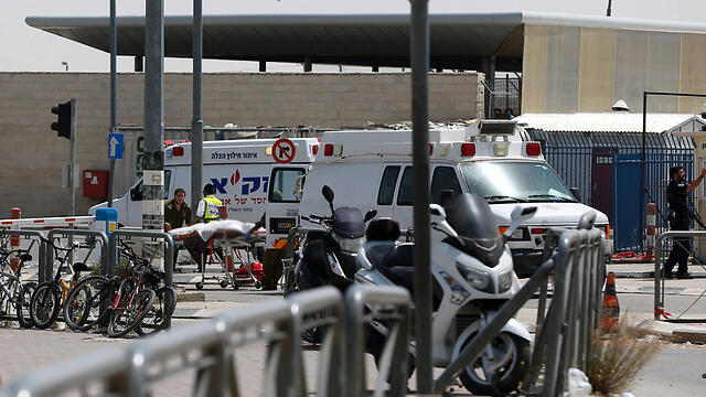 Scene of the incident, Kalandia, April. (Photo: AFP)