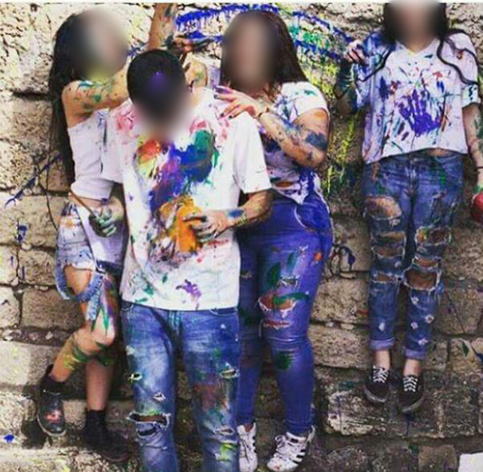 Pictures that the youths shared of their "color party"nullnull Pictures that the youths shared of their "color party"