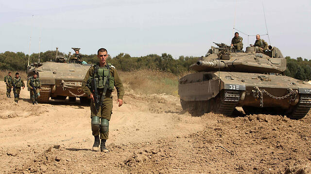 IDF forces operating along the Gaza border (Photo: AFP)
