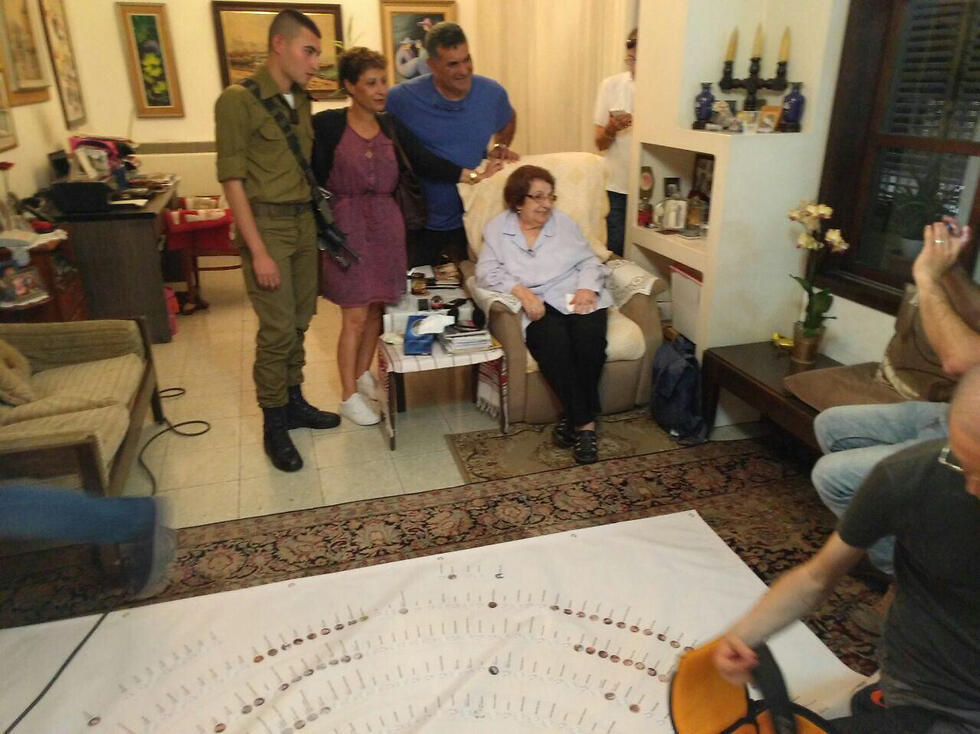 Gattegno with her new family members in her homenullnull Gattegno with her new family members in her home