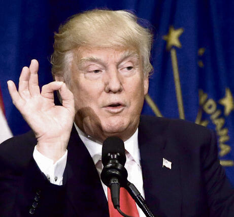 Republican frontrunner Donald Trump. Believes Israel should 'keep going' with settlement building (Photo: AP)