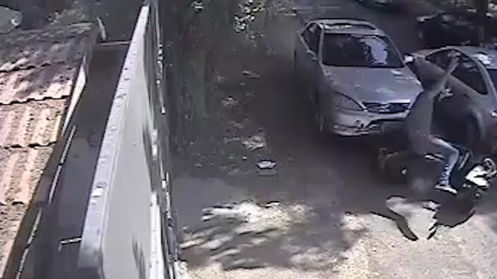 Покушение на Баруха Бокеля. Нетания, 2015. Фото: пресс-служба полиции