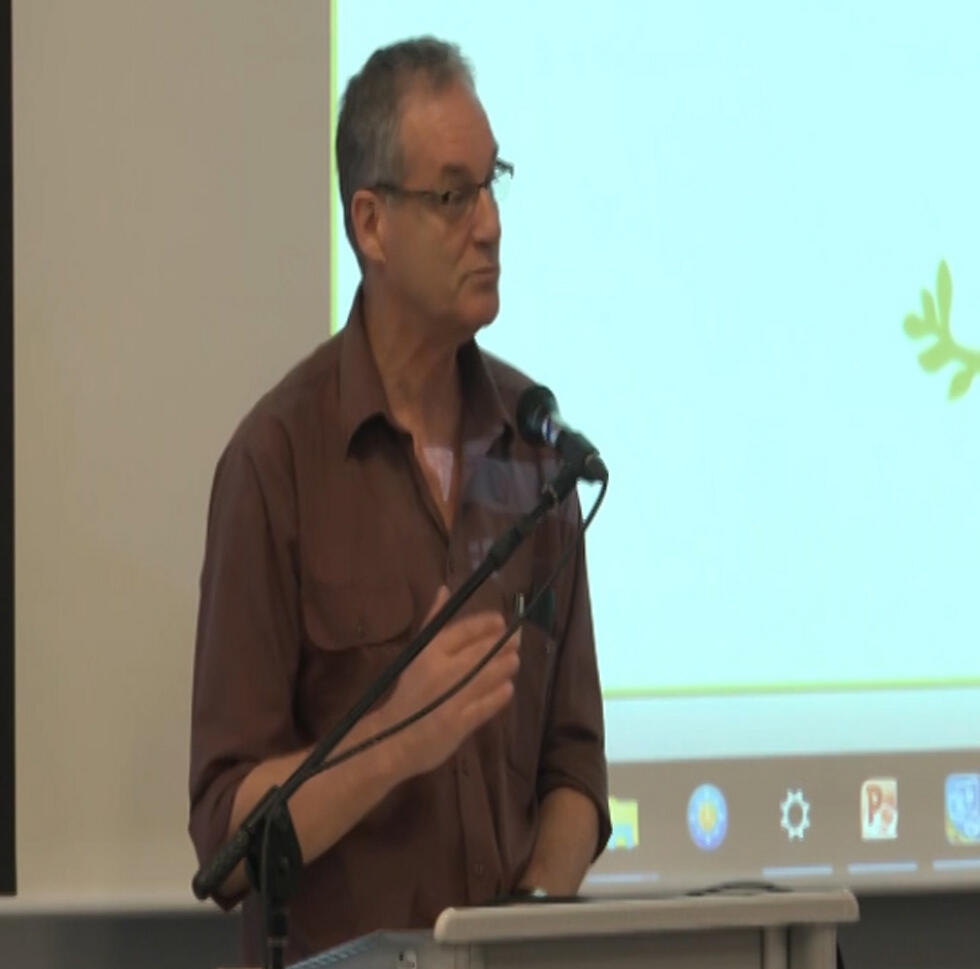 Prof. Oren Yiftachel speaking at the event (Photo: Nitzan Dror) (צילום: ניצן דרור) Prof. Oren Yiftachel speaking at the event (Photo: Nitzan Dror)