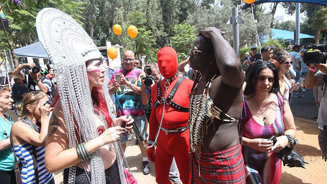Pride Parade event at Gan Meir (Photo: Motti Kimchi) (צילום: מוטי קמחי) Pride Parade event at Gan Meir (Photo: Motti Kimchi)