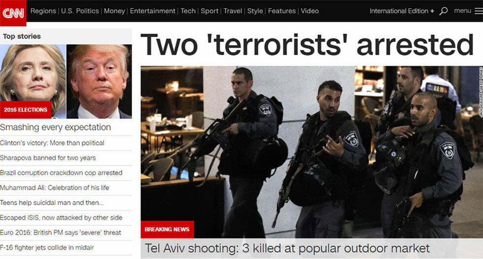CNN coverage of Tel Aviv terror attacknullnull CNN coverage of Tel Aviv terror attack