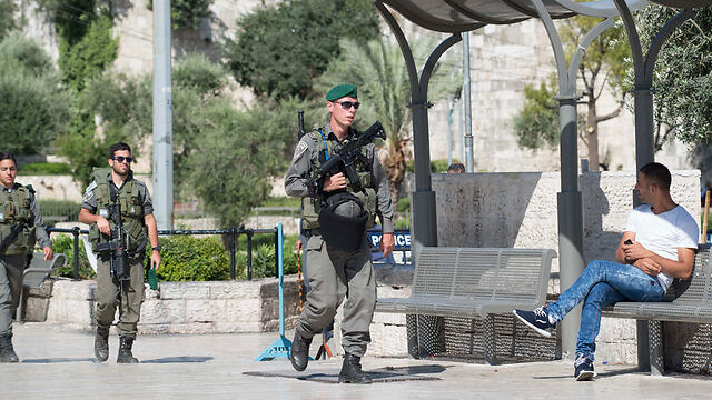 Border Police officers on patrol (Photo: Yoav Davidkovich)