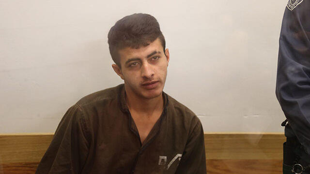 Amar Jandab in court (Photo: Motti Kimchi)