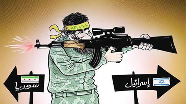 Hezbollah is aiming it's weapons at Syria instead of Israel nullnull Hezbollah is aiming it's weapons at Syria instead of Israel
