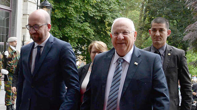 President Rivlin and Charles Michel (Photo: Mark Nayman) (צילום: מארק ניימן, לע"מ) President Rivlin and Charles Michel (Photo: Mark Nayman)