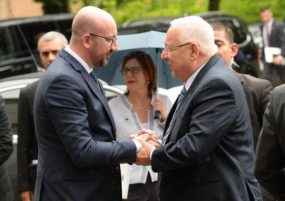President Rivlin and Belgian PM Charles Michel (Mark Nayman) (צילום: מארק ניימן, לע"מ) President Rivlin and Belgian PM Charles Michel (Mark Nayman)