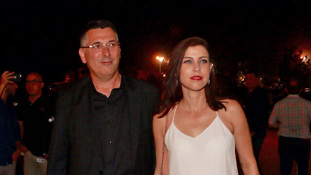 Geula Even, right, with husband and Netanyahu rival Gideon Sa'ar (Photo: Dana Kopel)