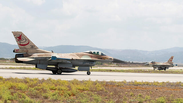 F-16 aircraft, Ramat David base (צילום: AFP) F-16 aircraft, Ramat David base