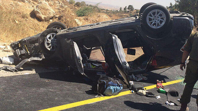 Friday afternoon's shooting attack (Photo: Har Hevron Regional Council)