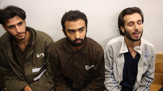 The two cousins and their accomplice (Photo: Motti Kimchi)