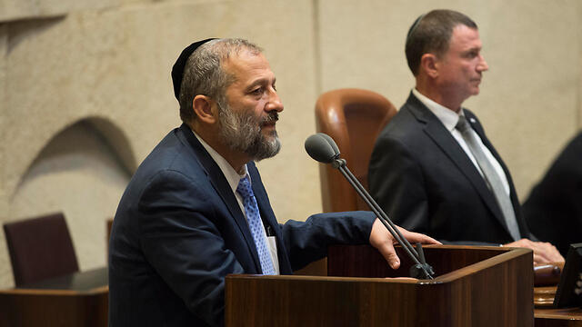 Interior Minister Aryeh Deri (Photo: Yoav Dudkevitch)