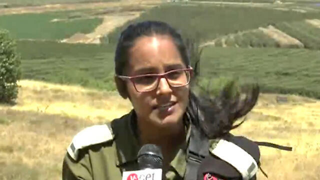 2nd LT. Shirgauoker on the border with Syria