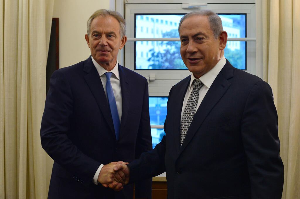 Blair and Netanyahu in 2016 