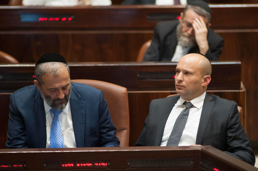 Shas chairman Aryeh Deri and Beyachad chairman Naftali Bennett (Photo: Yoav Dudkevitch) Shas chairman Aryeh Deri and Beyachad chairman Naftali Bennett