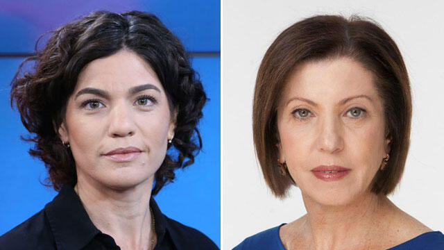 Zehava Gal-On and Tamar Zandberg (Photo:Yaron Brener) (צילום: ירון ברנר) Zehava Gal-On and Tamar Zandberg (Photo:Yaron Brener)