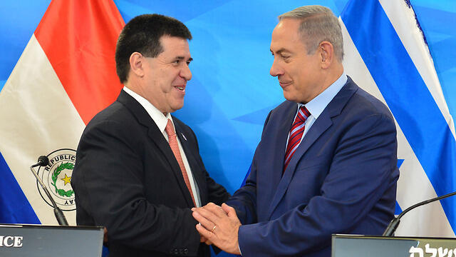 Paraguay's President Cartes with Prime Minister Netanyahu