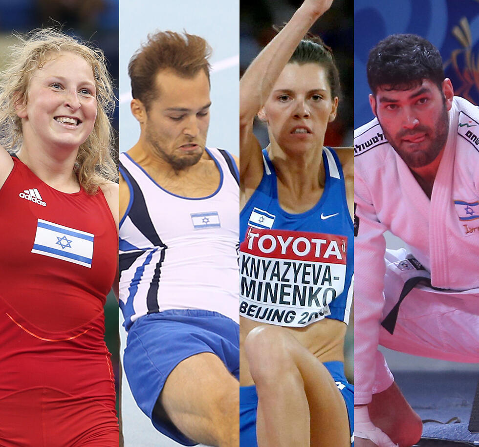 Изральские олимпийцы: Илана Кратыш, Алекс Шатилов, Анна Князева-Миненко, Ури Сасонnullnull Изральские олимпийцы: Илана Кратыш, Алекс Шатилов, Анна Князева-Миненко, Ури Сасон