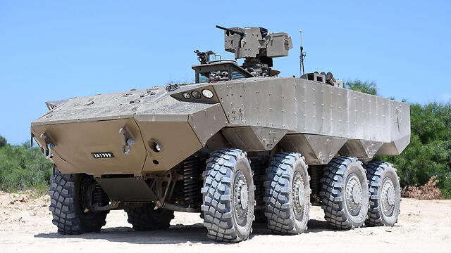 The new Eitan APC. (Photo: Ministry of Defense)