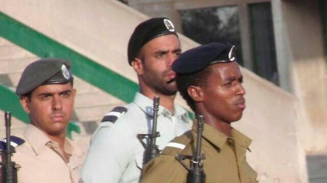 Pakada becoming an IDF officer last year