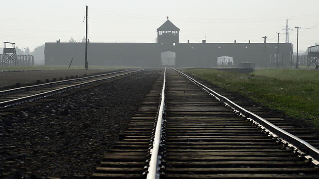 The Auschwitz death camp in Poland