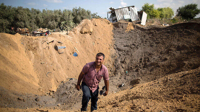 One of the targets struck by the IDF in Gaza (Photo:AFP)