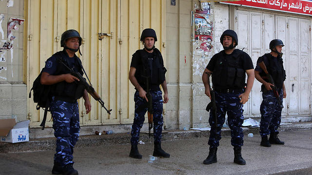 Palestinian Security Forces (Photo: AFP) (Photo: AFP) Palestinian Security Forces (Photo: AFP)