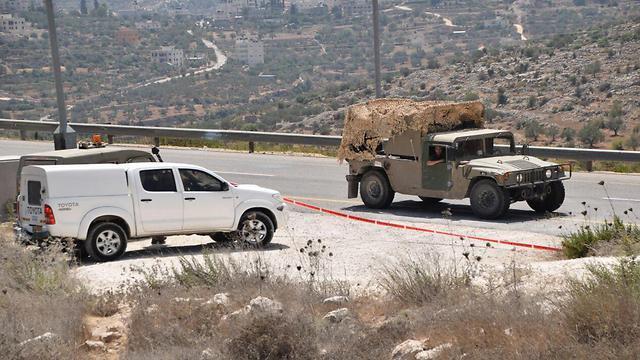 Scene of the incident (Photo: Inbal Reuveni/TPS)