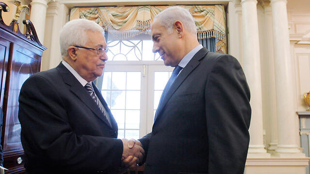 Abbas and Netanyahu in Washington in 2010 (Photo: Getty Images)