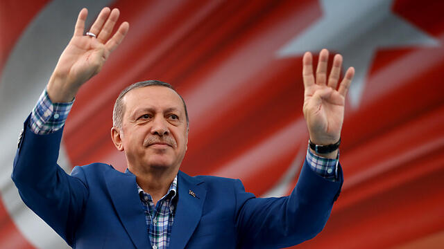 Recep Tayyip Erdoğan (Photo: AFP) (צילום: AFP, YASIN BULBUL) Recep Tayyip Erdoğan (Photo: AFP)