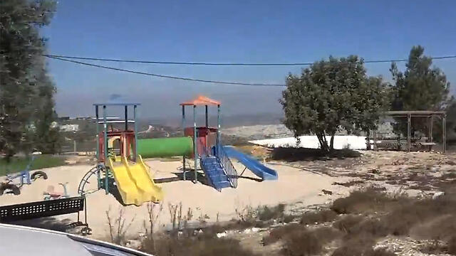 A children's playground in the Way of the Patriarchs outpostnullnull A children's playground in the Way of the Patriarchs outpost