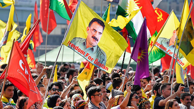 A Kurdish nationalist procession (Photo: AP)