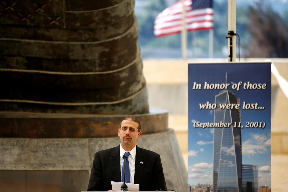 US Ambassador Shapiro speaks at 9/11 memorial ceremony (Photo: Reuters)