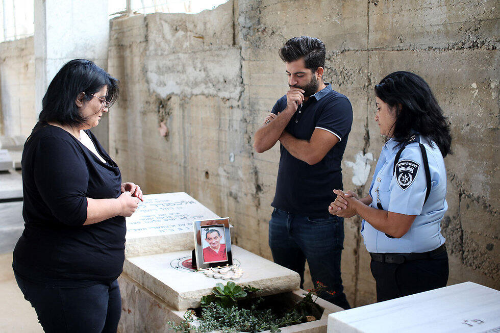 Memorial for Alexander Levlovich (Photo: Amit Shabi) (צילום: עמית שאבי) Memorial for Alexander Levlovich (Photo: Amit Shabi)