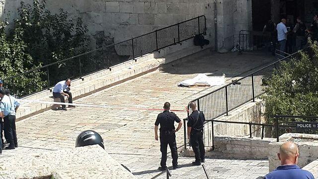 The scene of the attack. (Photo: Ohad Zwigenberg)