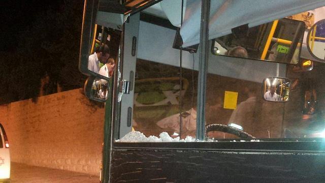 The subject of the stone throwing attack in Wadi al-Joz (Photo: EE911 Reports)