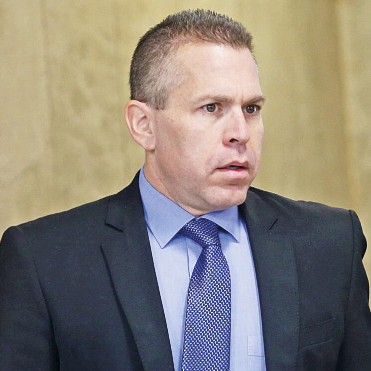 Information Minister Gilad Erdan (Photo: Alex Kolomoisky)