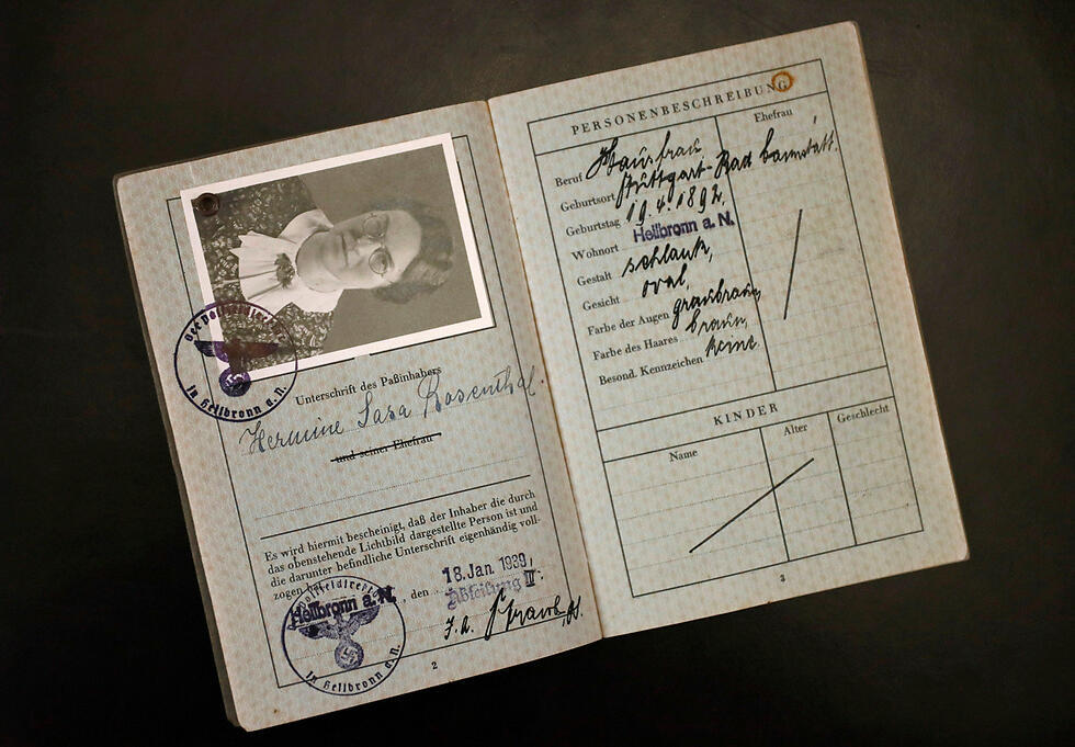 Nazi-era German passport
