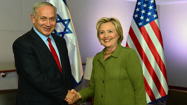 Netanyahu and Clinton. Seen as a steady hand, more pro-Israeli and tougher on Middle Eastern Islamists than Obama (Photo: Kobi Gideon, GPO) (צילום - קובי גדעון / לע"מ) Netanyahu and Clinton. Seen as a steady hand, more pro-Israeli and tougher on Middle Eastern Islamists than Obama (Photo: Kobi Gideon, GPO)